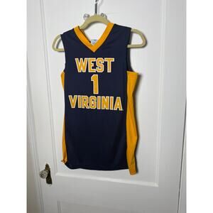 NCAA WVU West Virginia Basketball Jersey Mountaineers 1 Men's Size Small